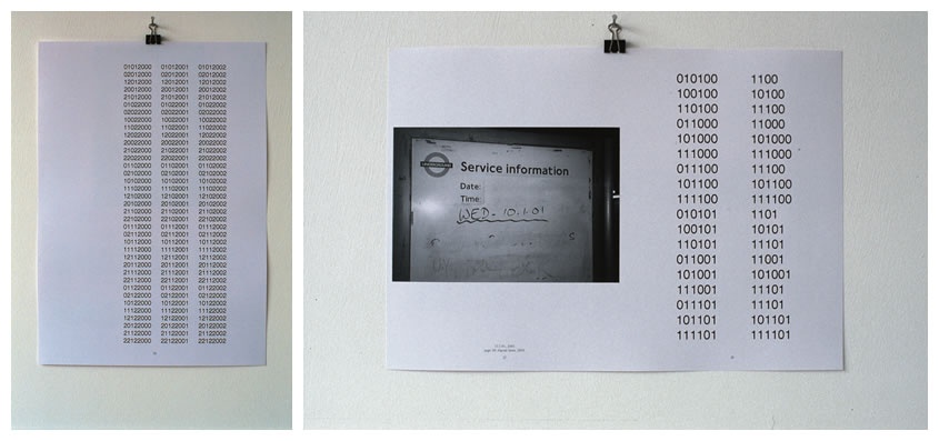 Wolfgang Tillmans, "Kalender" (2001)
