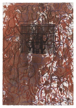 Hermann Nitsch, "Unikatgraphiken O.T." (2002)
