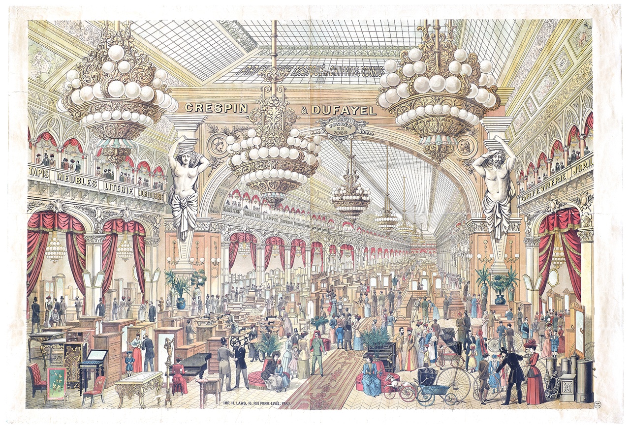 “Les Grands Magasins Dufayel,” 1895–1900
