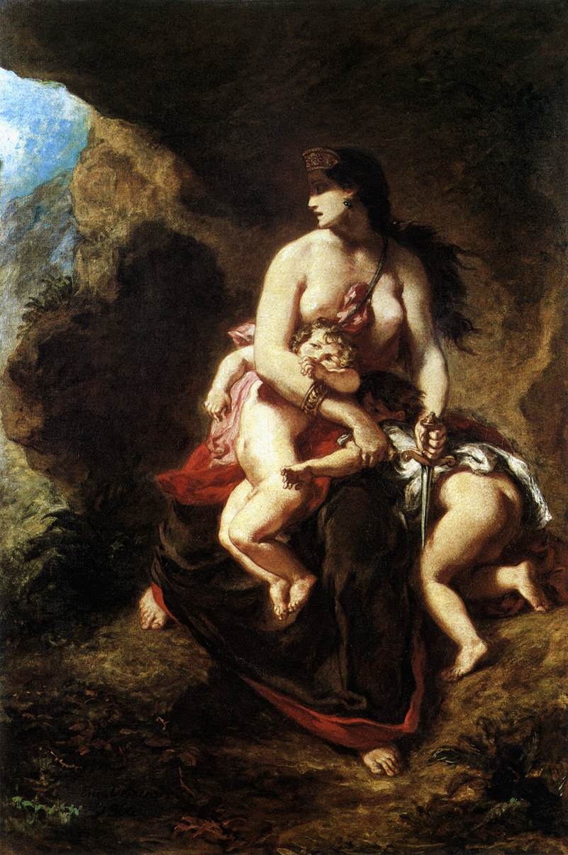 Eugène Delacroix, “Medée furieuse,” 1838