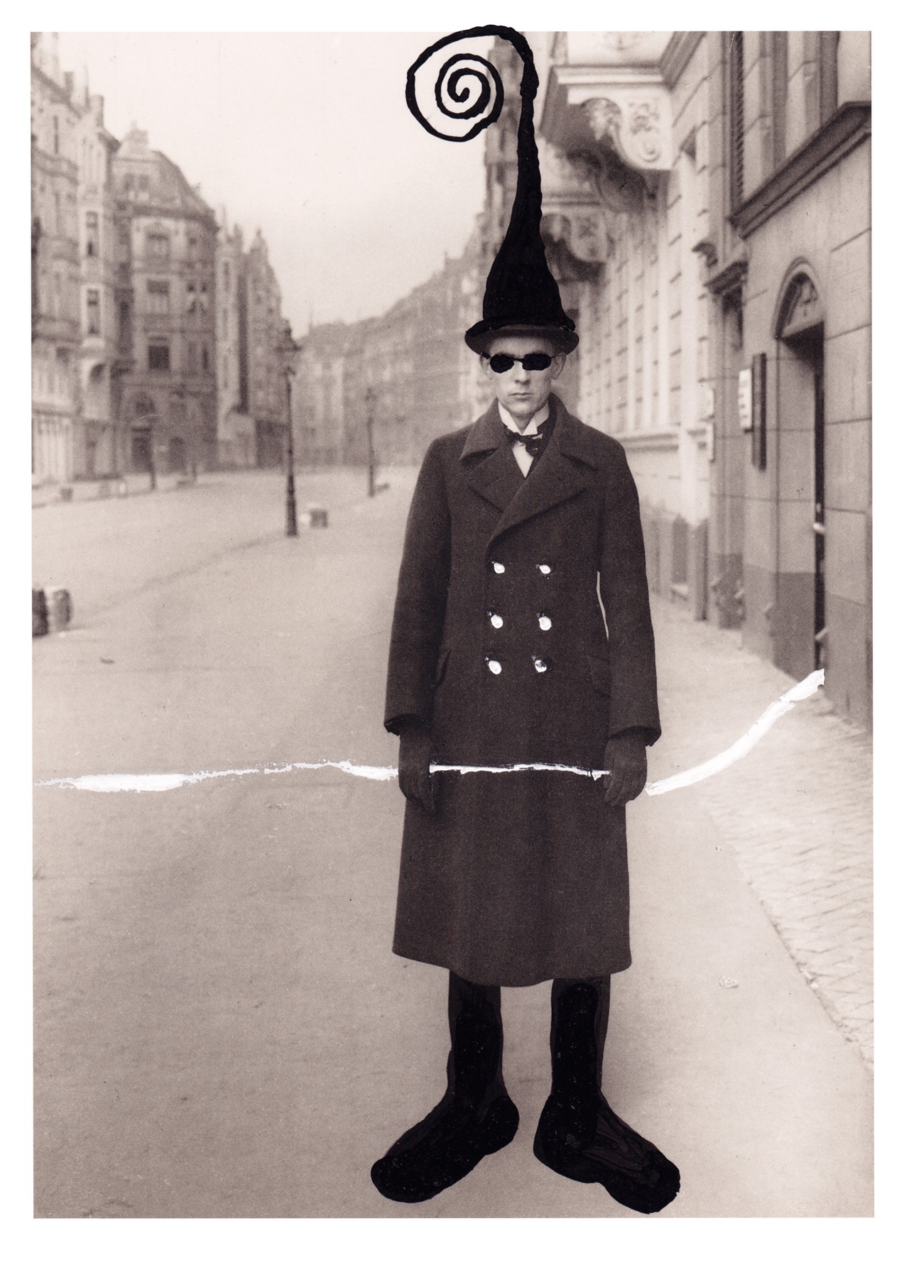 Christine Schlegel, “Postkartenübermalung,” 1988