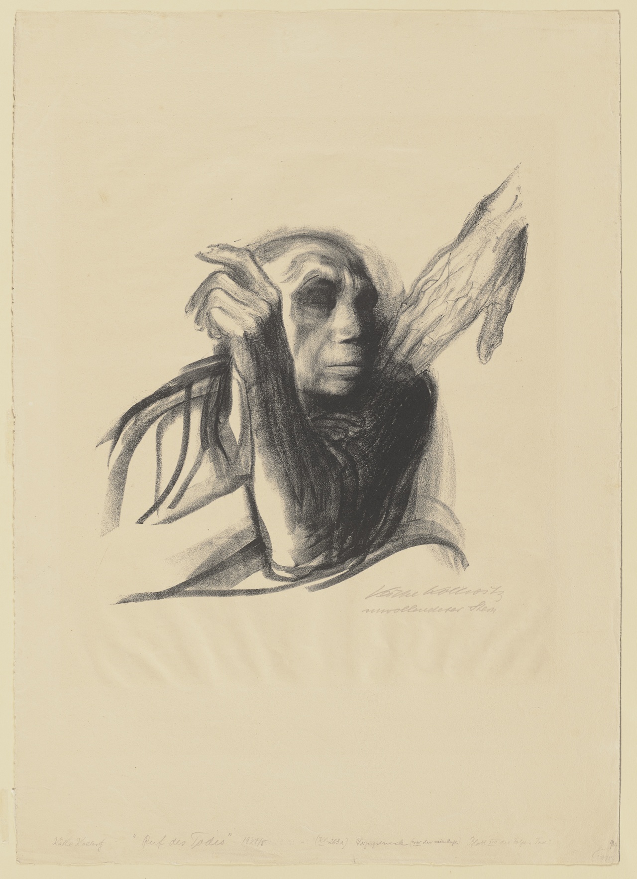 Käthe Kollwitz, “Ruf des Todes,” 1937