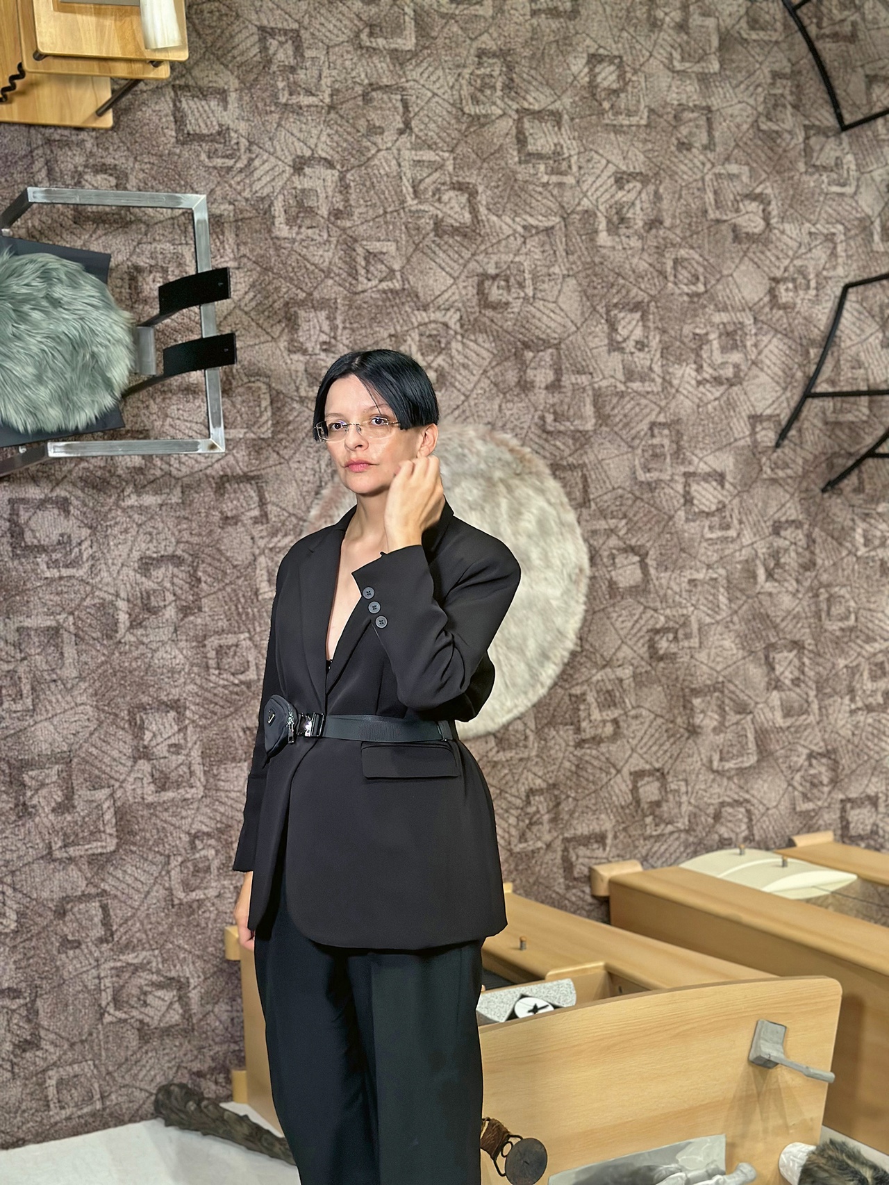 Henrike Naumann in her installation “Ostalgie,” Busch-Reisinger Museum, Harvard University, ­Cambridge, 2024