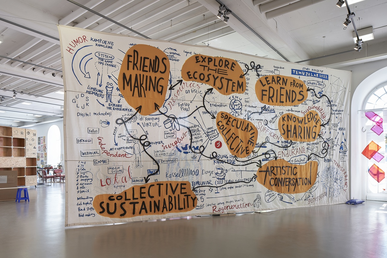 Gudskul im Fridericianum, 2022, Installationsansicht