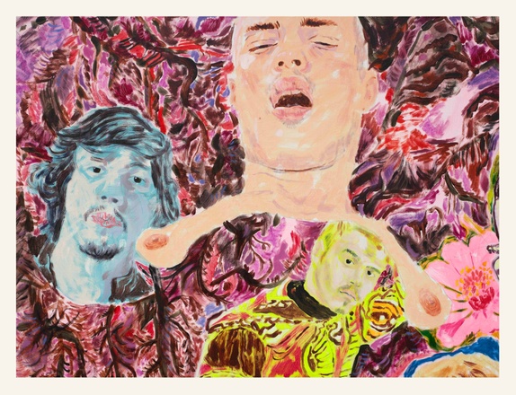 Richard Hawkins, “Entanglement Titties,” 2024