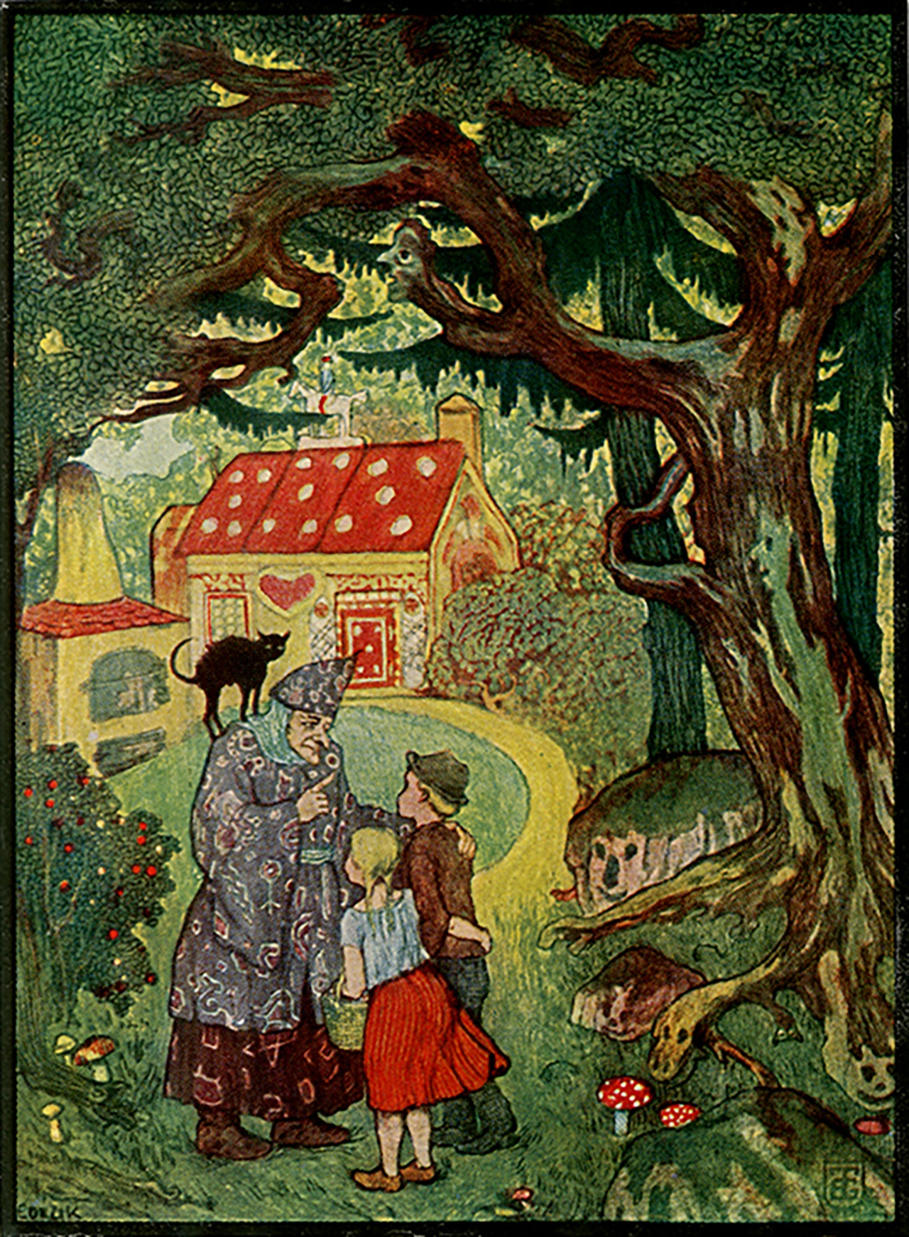 Emil Orlik, “Hänsel und Gretel,” 1911
