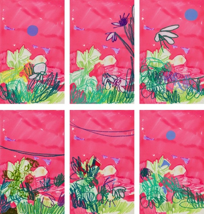 Jadé Fadojutimi, “Our Garden of Thought,” 2025; edition 1 to 6 out of 35