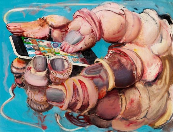 Adrian Ghenie, “The App 3,” 2024