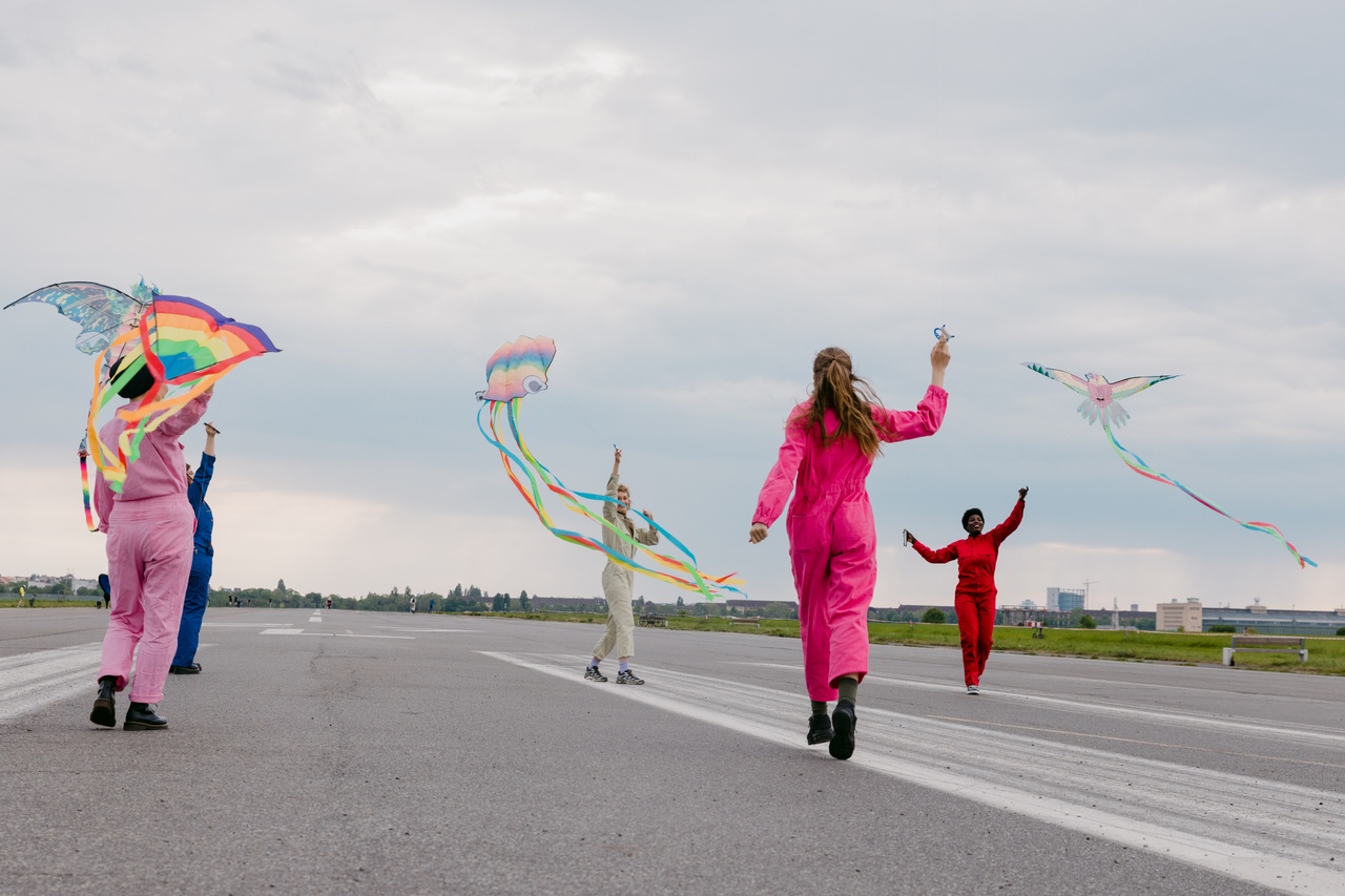 Radikale Töchter auf dem Tempelhofer Feld, Berlin, 2020