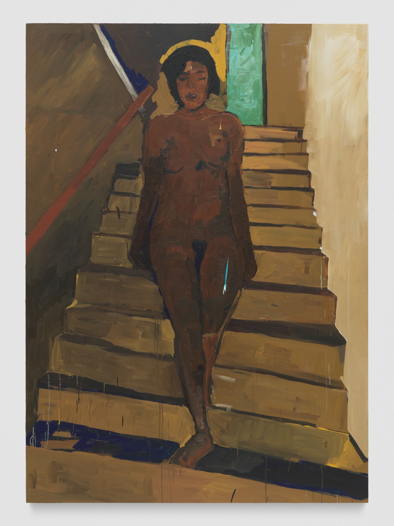 Henry Taylor, „Nude descending down the staircase“, 2017
