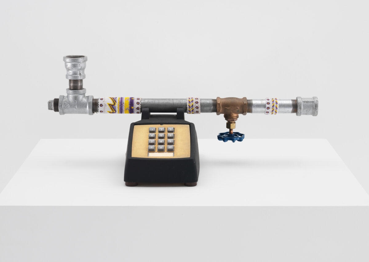 James Luna, “Hi-Tech Peace Pipe,” 1992