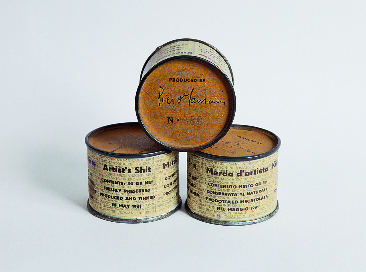 Piero Manzoni, “Merda d’artista,” 1961