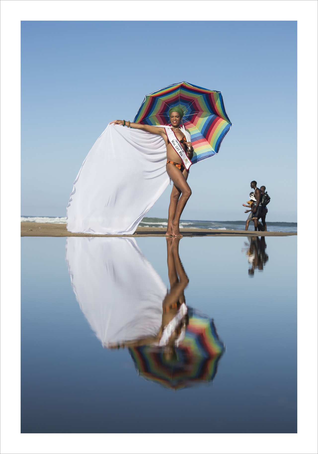 Zanele Muholi, “Mellisa Mbambo, Durban South Beach” (Brave Beauties), 2017