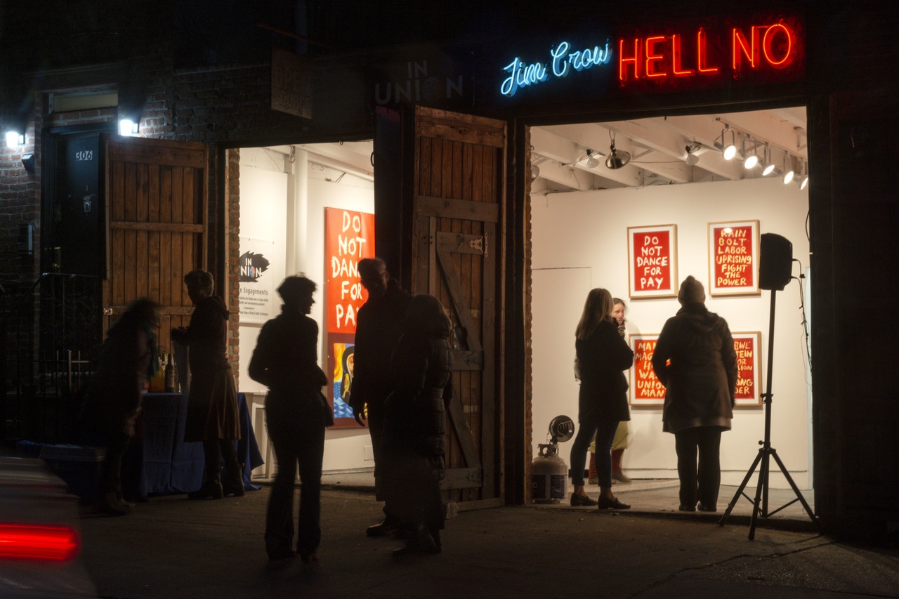 “Hock E Aye VI Edgar Heap of Birds and Keith Christensen: In Union,” Open Source Gallery, New York, 2023, opening