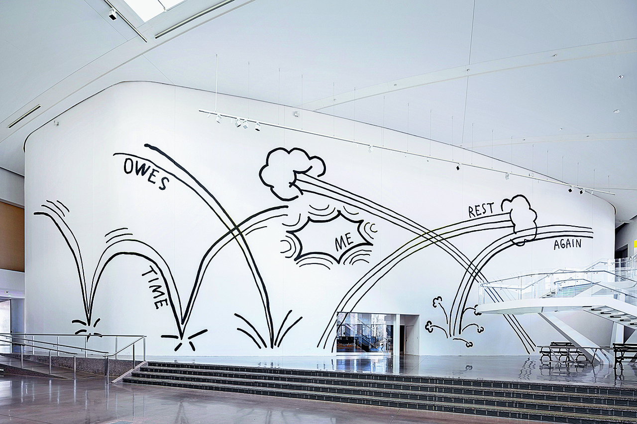 Christine Sun Kim, “Time Owes Me Rest Again,” 2022