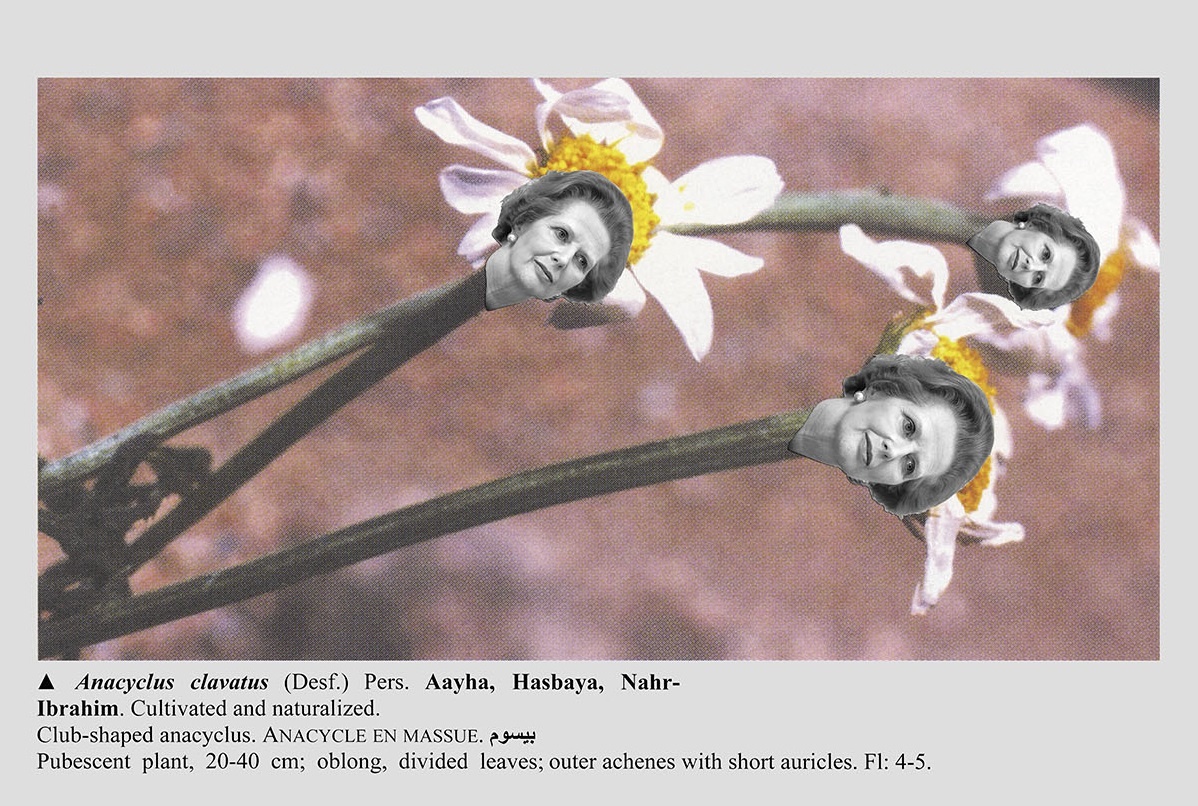 Walid Raad, “Better be watching the clouds_plate0094 (Thatcher),” 2000