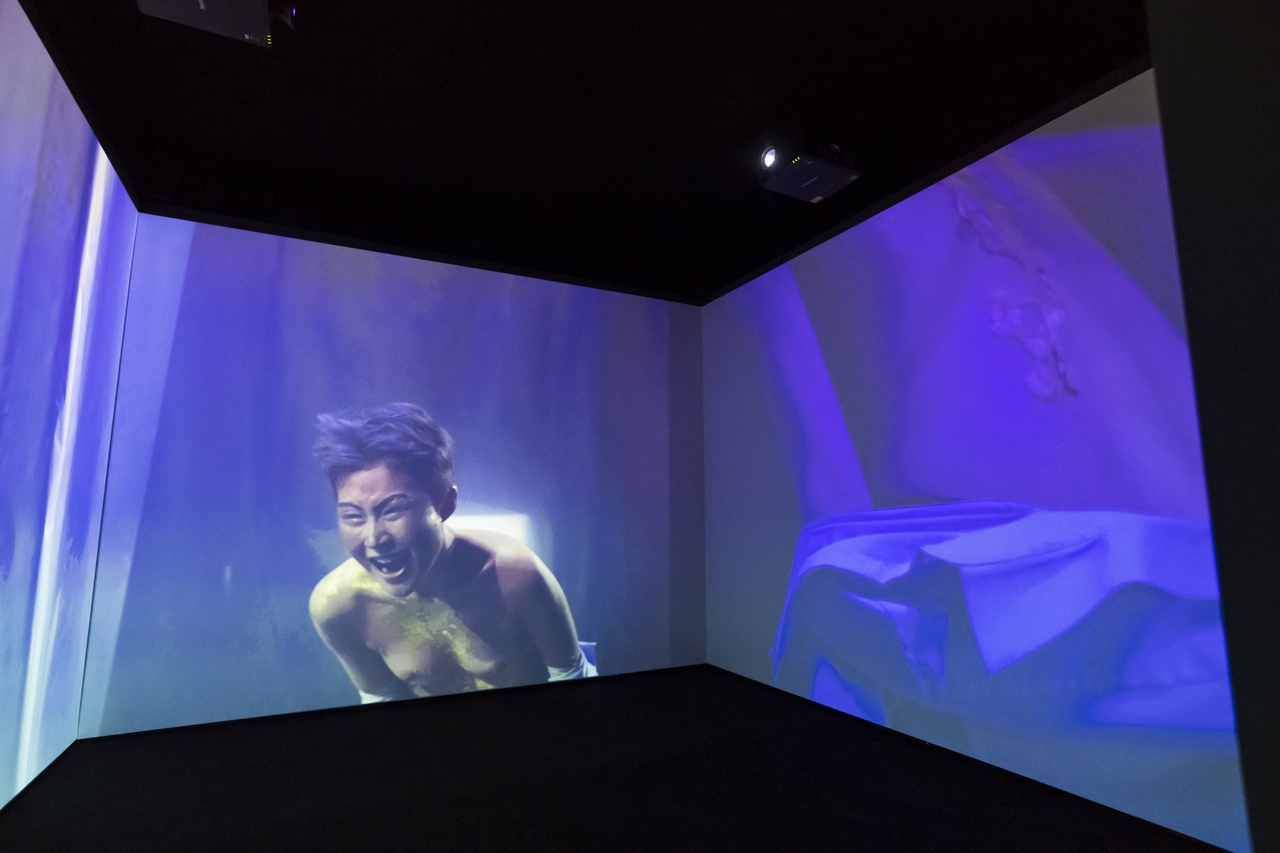 siren eun young jung,&nbsp;„A Performing“, Installationsansicht