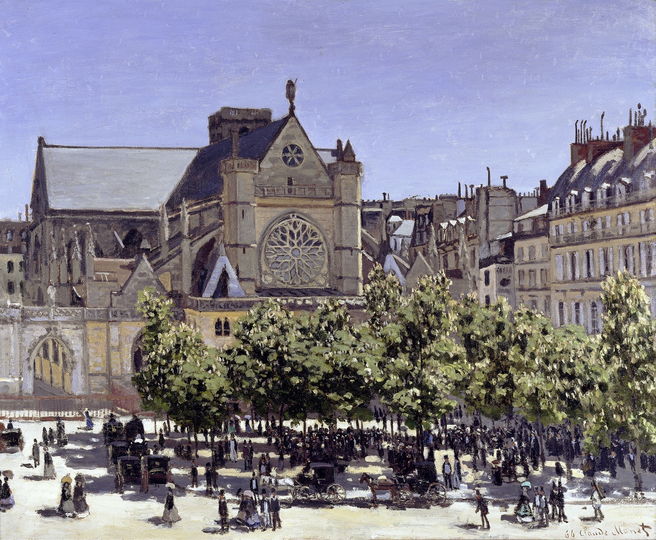 Claude Monet, “Saint Germain l’Auxerrois,” 1867