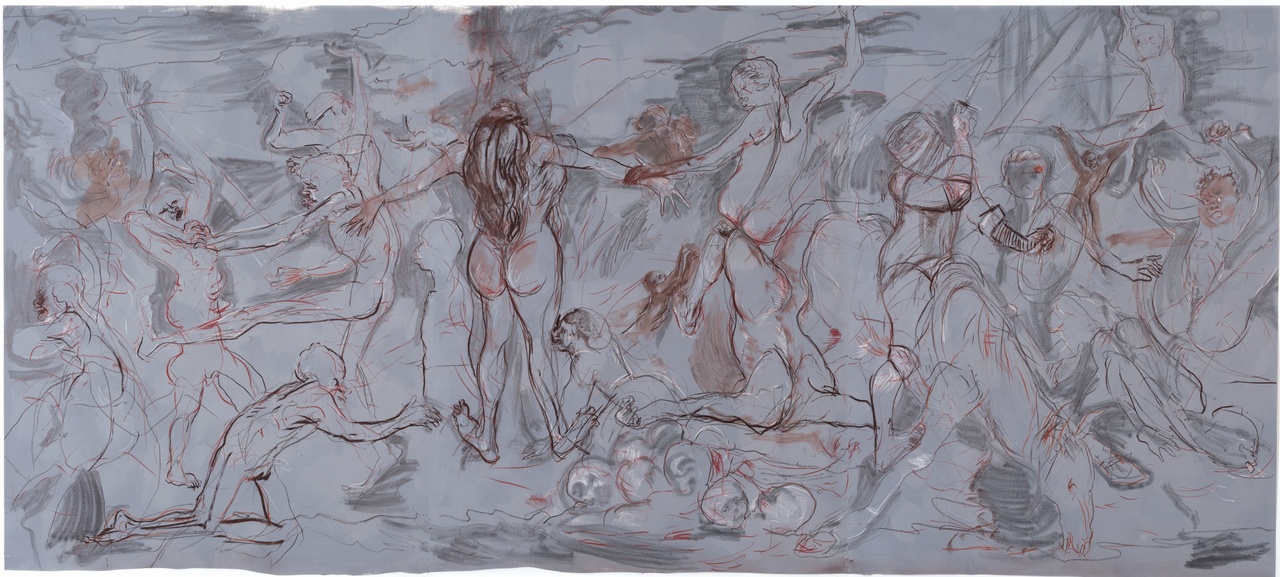 Kara Walker, „Fealty as Feint (a drawing exercise)“, 2019