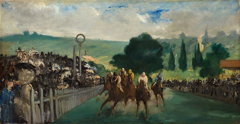 Édouard Manet, “Les Courses à Longchamp,” 1866