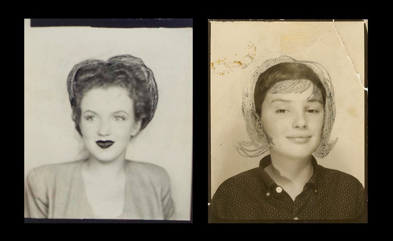 Norma Jeane Baker, 1941; Candy Darling, mid 1950s